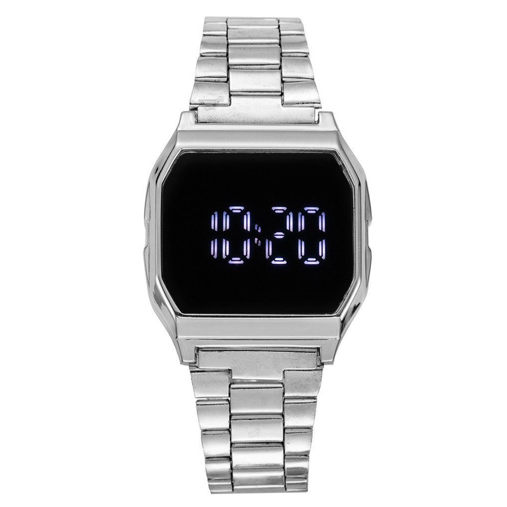 Reloj cuadrado unisex de moda para hombre y mujer