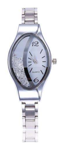 Reloj de personalidad, reloj de cuarzo, noble y sencillo, con diamantes, reloj de mujer.