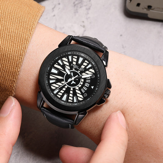 Reloj de cuarzo de moda para hombre.