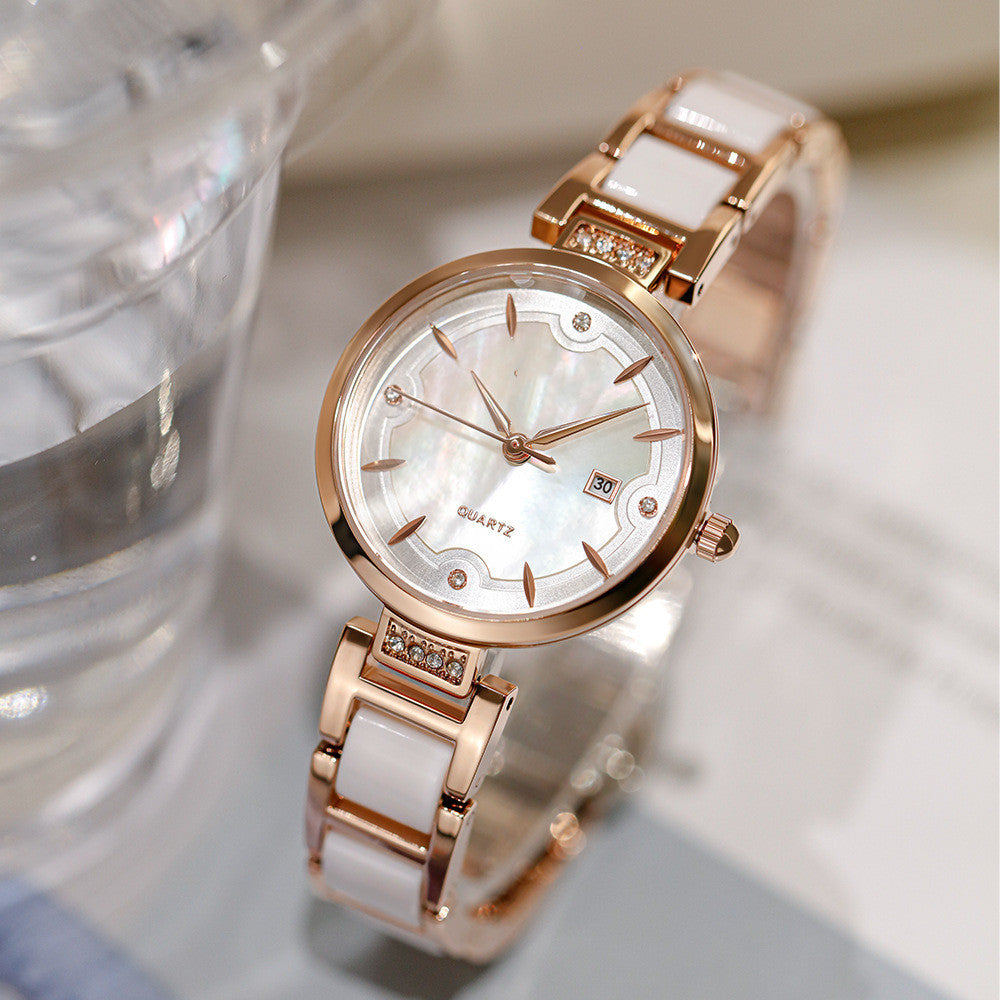 Elegant All-match Fashion Trendy Simple Special Interest Light Luxury Quartz Watch