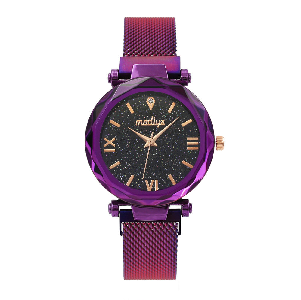 Reloj de cuarzo para mujer, conjunto de pulsera y reloj