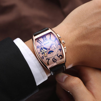 Men's Tourbillon Automatic Skeleton Mechanical Watch