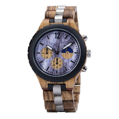 Leisure Business Quartz Wood Watch