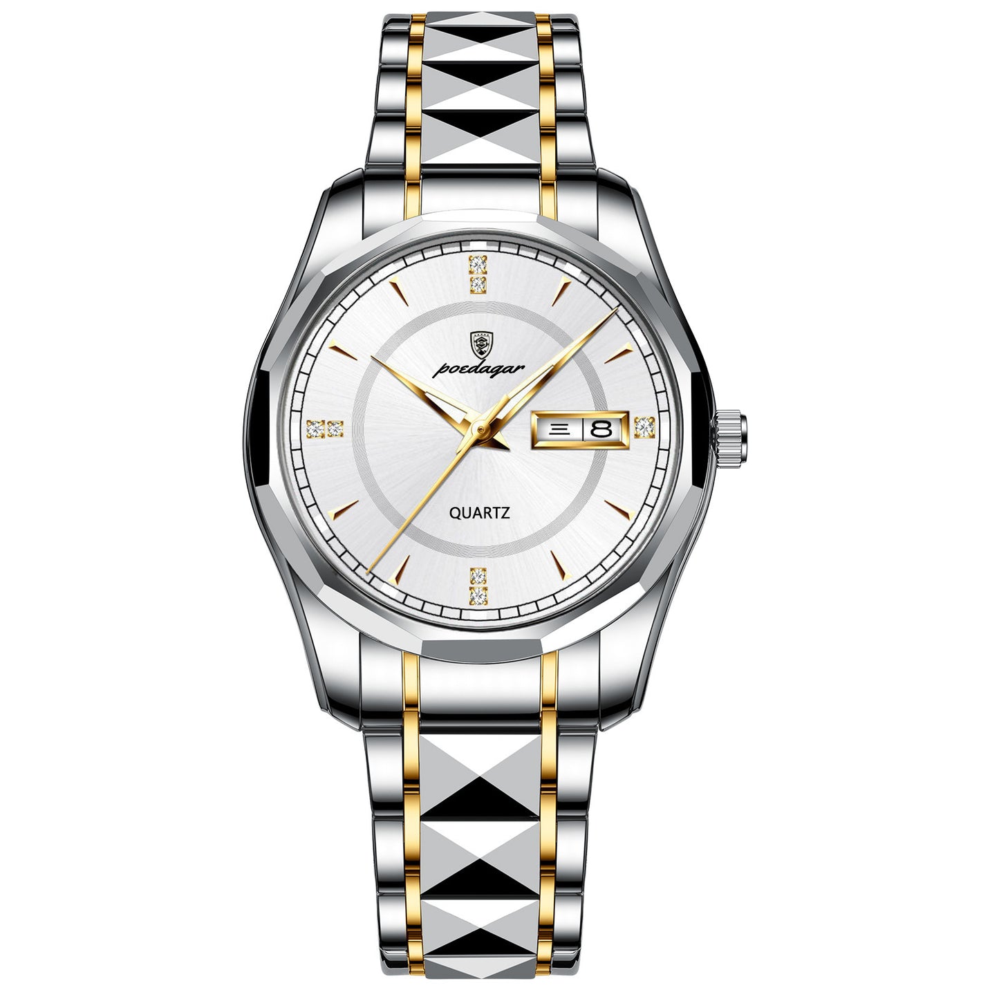Nuevo reloj de moda para hombre, resistente al agua, de acero de tungsteno de alta calidad