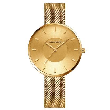 Basket-colored watch