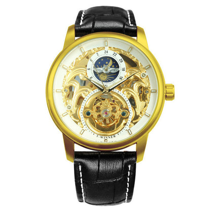 Fashion Casual Skeleton Automatic Mechanical Watch