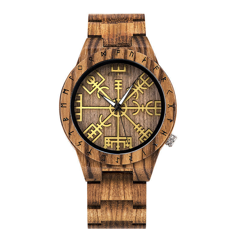 Reloj Leisure de madera de ébano