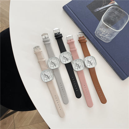 Reloj de mujer Leisure Milk Sugar Square