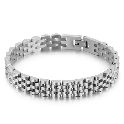 Popular Stainless Steel Ornament Personality More Sizes Watch Chain Fashion Bracelet