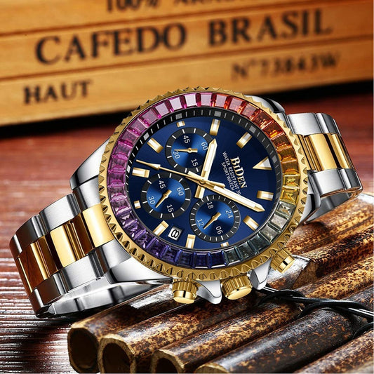 New Men's Quartz Watch Waterproof Casual