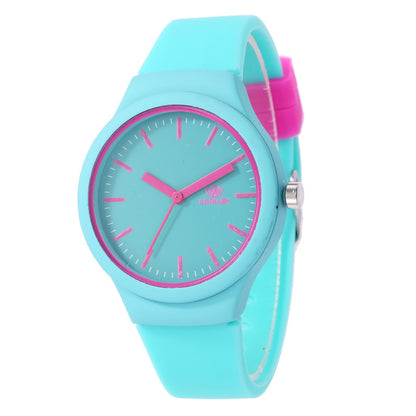 Reloj de silicona de moda para mujer