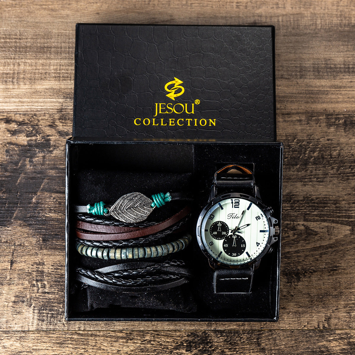 Men's Gift Set Beautifully Wrapped Watch