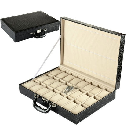 High-end leather suitcase watch box