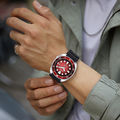 Reloj de cuarzo para hombre de negocios, luminoso, resistente al agua, con círculo superior giratorio