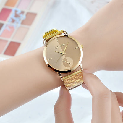 Reloj de cuarzo sencillo para mujer