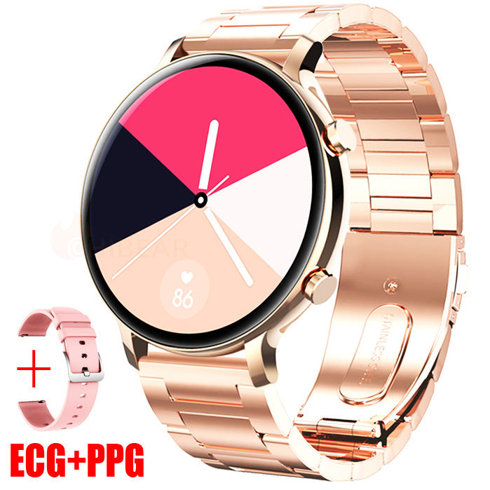 Bluetooth Call Smartwatch Business Stainless Steel Strap