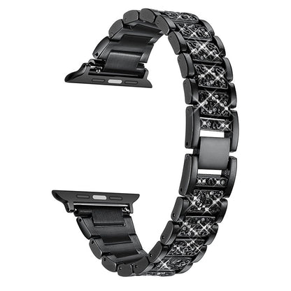 Diamond Bracelet Stainless Steel Metal Watchband