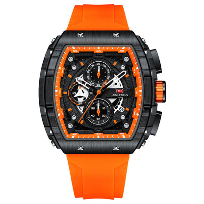 Outdoor Style Tonneau Men's Watch