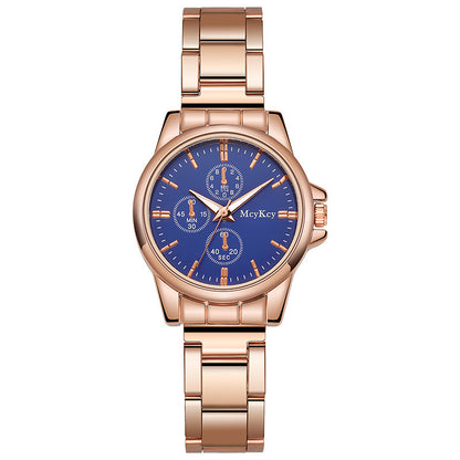 Reloj sencillo de acero para mujer