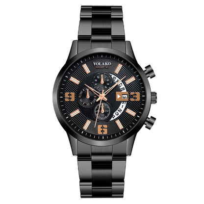 Reloj de moda para hombre con calendario digital grande