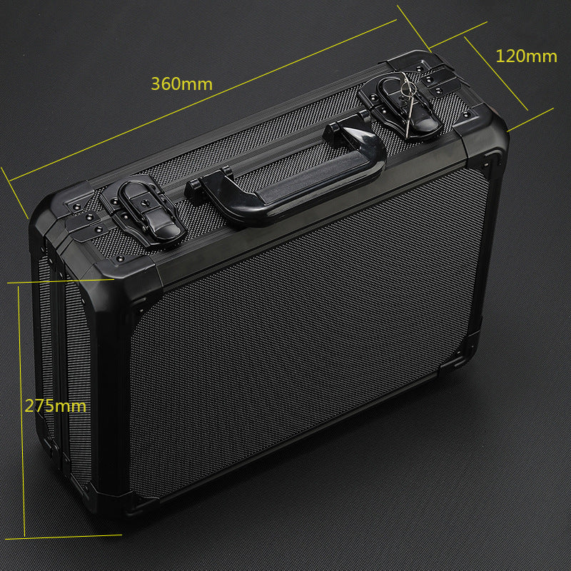 Movable Aluminum Alloy Transparent Display Watch Box With Partition