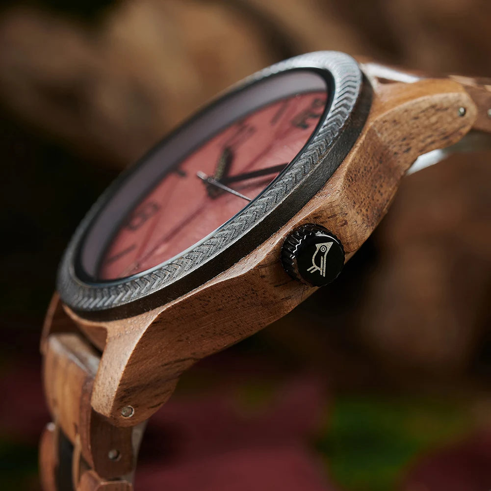 BOBO BIRD 2024, los relojes más nuevos para hombres, diseño de hojas y relojes de cuarzo con pantalla Digital, soporte OEM personalizado, triangulación de envíos