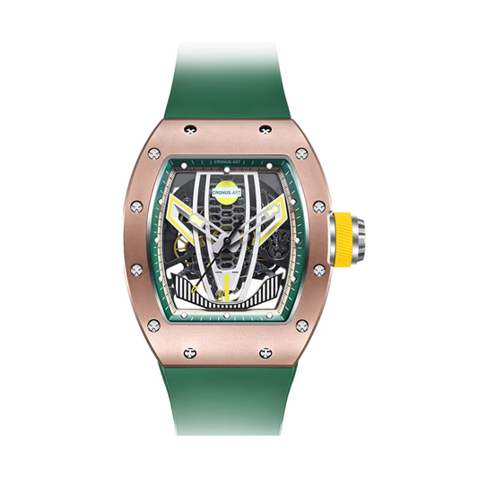 CRONUSART Tropical Race Car Driver Carbon Series Reloj mecánico automático de lujo