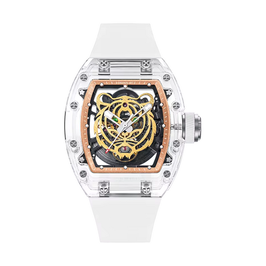 Reloj mecánico automático de lujo CRONUSART Hunter Crystal Series