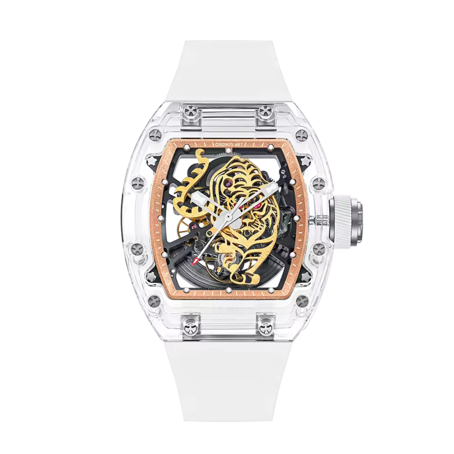 CRONUSART Tiger Crystal Series Luxury Automatic Mechanical Watch