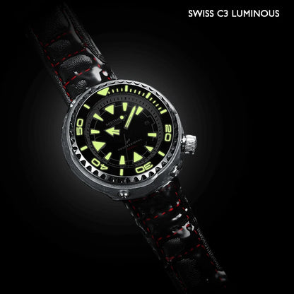 MERKUR relojes de buceo para hombre reloj de pulsera mecánico automático militar de atún deporte C3 luminoso 1000M bisel de cerámica impermeable NH35