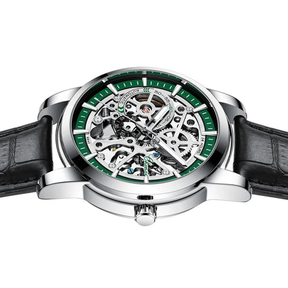 CHENXI Men Watches Top Brand Luxury Automatic Mechanical Watch Waterproof Business Leather Male Clock Tourbillon Wristwatch