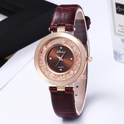 ¡Novedad de 2020! Reloj informal a la moda para mujer, relojes con correa de cuero, Reloj sencillo de cuarzo con esfera pequeña, relojes de pulsera para vestir, Reloj para mujer