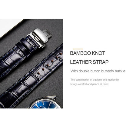 Reef Tiger Mens Automatic Watches Luxury Male Mechanical Wristwatch Waterproof Leather Strap Sapphire Relogio Masculino RGA1616