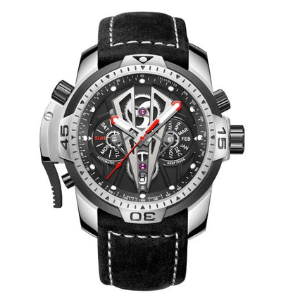 Reef Tiger Mens Automatic Watches Military Male Mechanical Wristwatch 100M Waterproof Sapphire Mirror Rubber Strap RGA3591