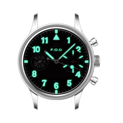 MERKUR-relojes de piloto para hombre, cronógrafo militar, cuerda a mano, reloj de pulsera mecánico, deportivo C3 luminoso, resistente al agua hasta 30M, ST29