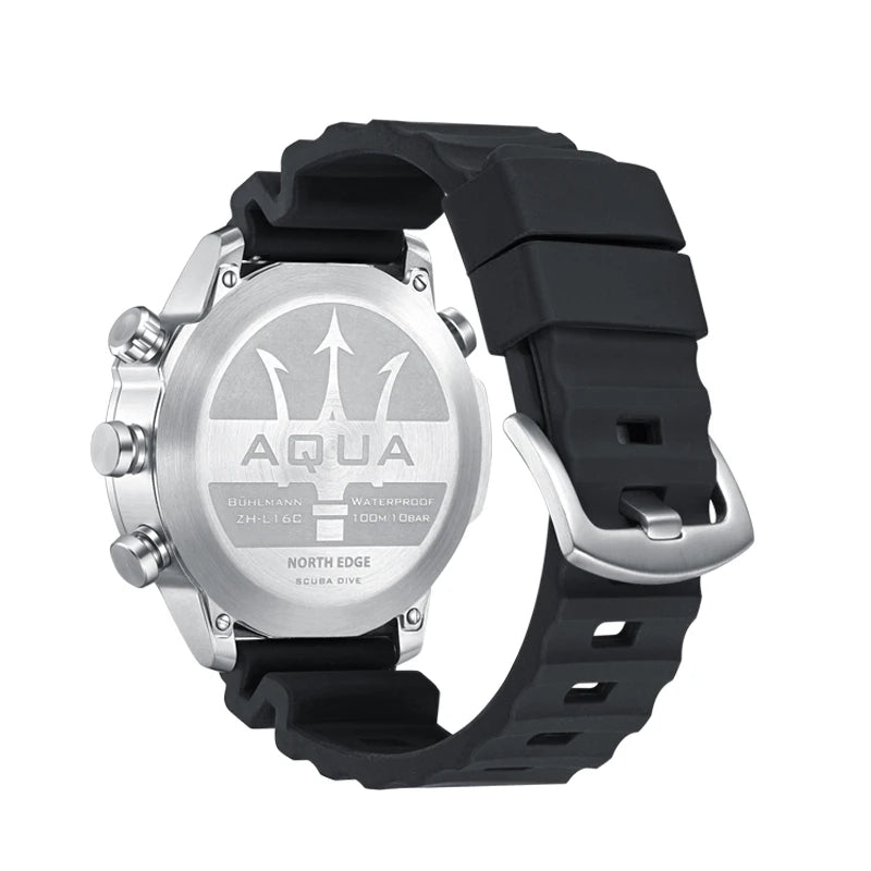 NORTH EDGE Reloj inteligente para hombre Reloj de computadora de buceo profesional NDL (sin tiempo de decoración) 50 M Altímetro Barómetro Brújula Nuevo