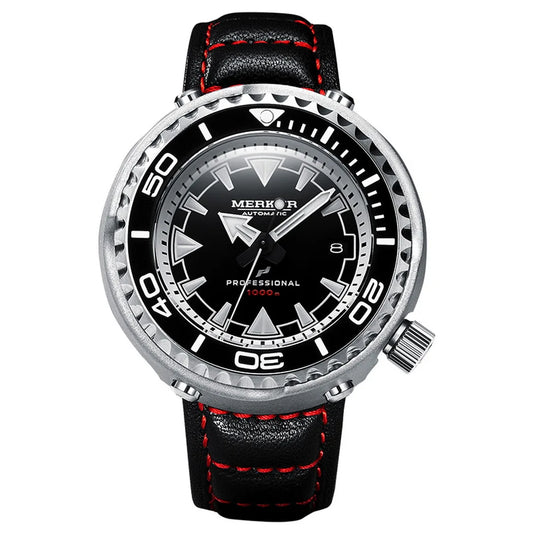 MERKUR relojes de buceo para hombre reloj de pulsera mecánico automático militar de atún deporte C3 luminoso 1000M bisel de cerámica impermeable NH35