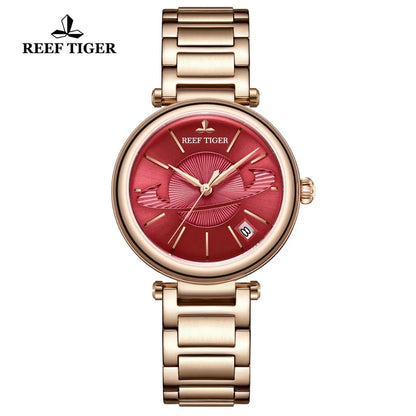 Reef Tiger/RT relojes de marca de lujo para mujer, reloj de pulsera mecánico de diseñador, reloj femenino, regalo para mujer RGA1591