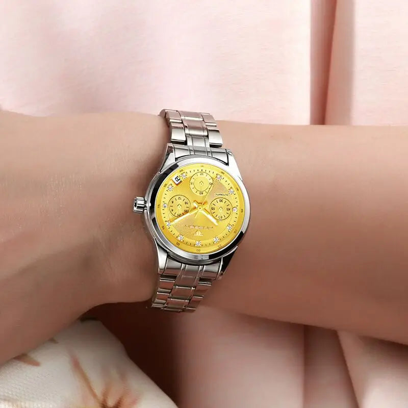 2022 New Luxury Brand Skeleton Women Mechanical Watch Female Clock Automatic Mechanical Watches For Women Silver Montre Femme