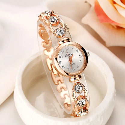 Top Brand Women Watches Fashion 2024 Geneva Designer Ladies Watch Luxury Brand Diamond Montre Femme Gold Wrist Watch For Women