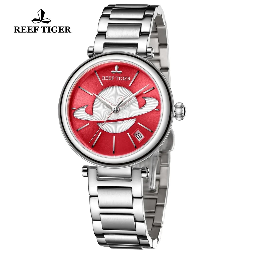 Reef Tiger/RT relojes de marca de lujo para mujer, reloj de pulsera mecánico de diseñador, reloj femenino, regalo para mujer RGA1591