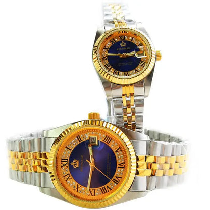 2016 Original REGINALD Date Waterproof Crystals Men's Watch Steel Wrist Watch Army Military Watch Montre Homme Reloj