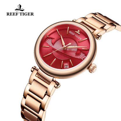 Reef Tiger/RT relojes de marca de lujo para mujer, reloj de pulsera mecánico de diseñador, reloj femenino, regalo para mujer RGA1591