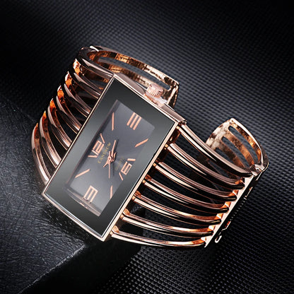 Reloj de pulsera de lujo para mujer, reloj de pulsera único para mujer, reloj de pulsera de acero inoxidable Goldren Relogio Feminino Saati, reloj de regalo para mujer