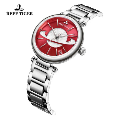 Reef Tiger/RT relojes de marca de lujo para mujer, reloj de pulsera mecánico de diseñador, reloj femenino, regalo para mujer RGA1591