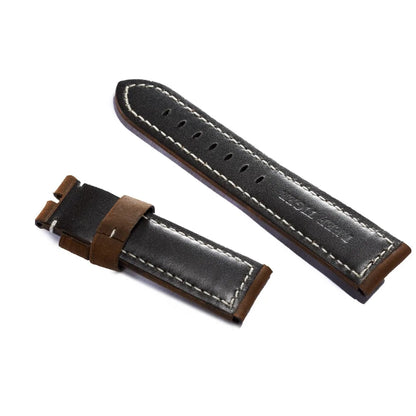 Reef Tiger/RT Sport Watches Watch Band for Men Black Brown Leather Watch Strap with Buckle  RGA3503 RGA3532