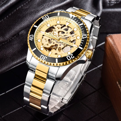 CHENXI 2023, nuevo, envío directo, relojes mecánicos para hombres, reloj mecánico automático, relojes de pulsera con diseño de esfera calada