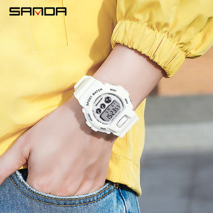 Reloj deportivo Sanda de la mejor marca a la moda, Reloj Digital Led de lujo para Mujer, Reloj electrónico para Mujer, Reloj femenino