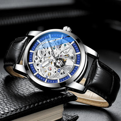 CHENXI Men Watches Top Brand Luxury Automatic Mechanical Watch Waterproof Business Leather Male Clock Tourbillon Wristwatch