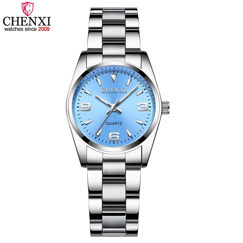 2023 CHENXI Brand Fashion Watches Women Luxury Stainless steel Wristwatches Analog Quartz Clock Watch Women's Relogio Feminino